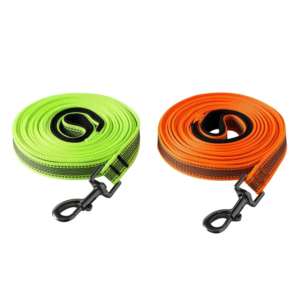 1.2/3/5/10/15m Dog Leash Long Reflective for Small Medium Large Dogs Non Slip Pet Training Lead Rope Accessories