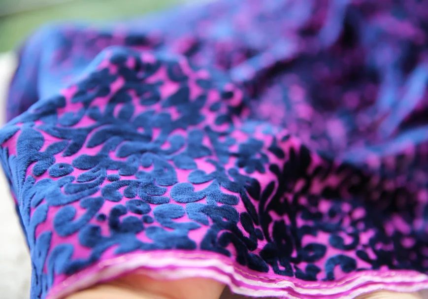 

silk rotten flower velvet fabric fabric mulberry base cloth jacquard high-grade silk velvet cheongsam silk fabric