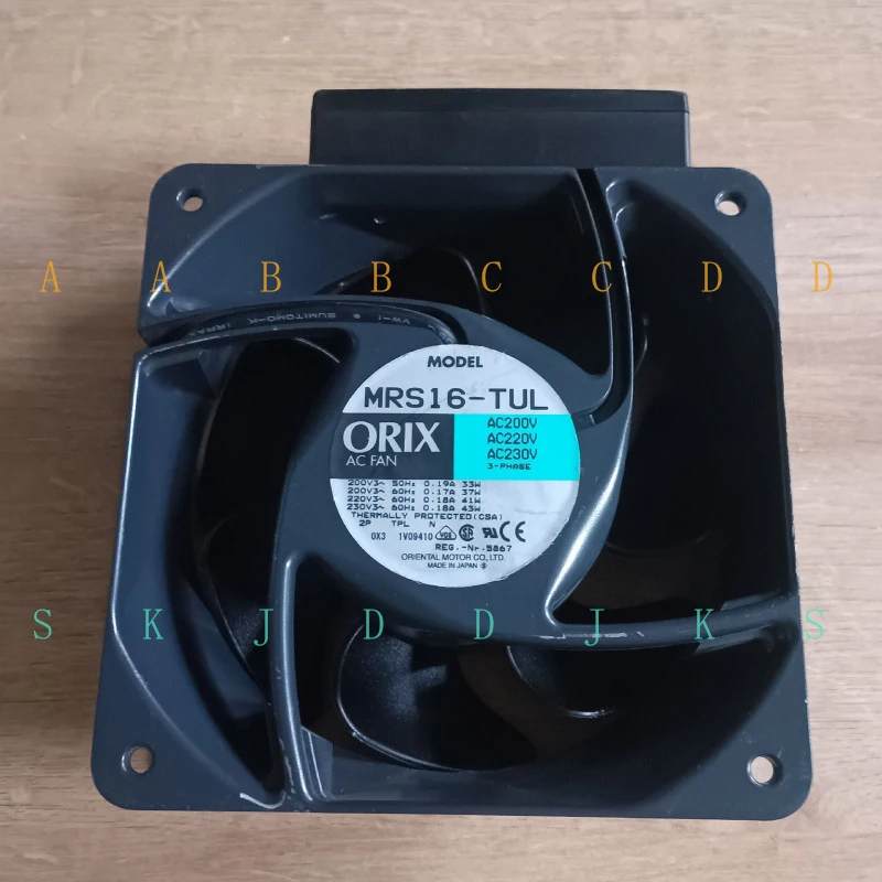 M  New ORIX MRS16-TUL-F4 200/230V Cooling Fan