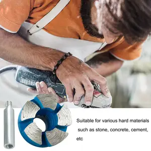 Flat Grinding Head For Pebbles Flat Grinding Head For Angle Grinder Tool With Extender Pebbles Bottom Deburring Cleaning