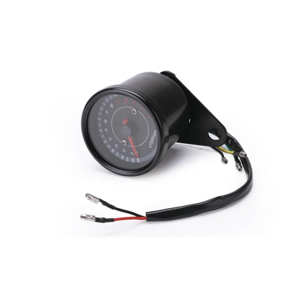 Universal Motorcycle Tachometer Gauge 0-13000 RPM, LED Backlight Rev Counter Meter, Motorcycle Engine RPM Gauge 2