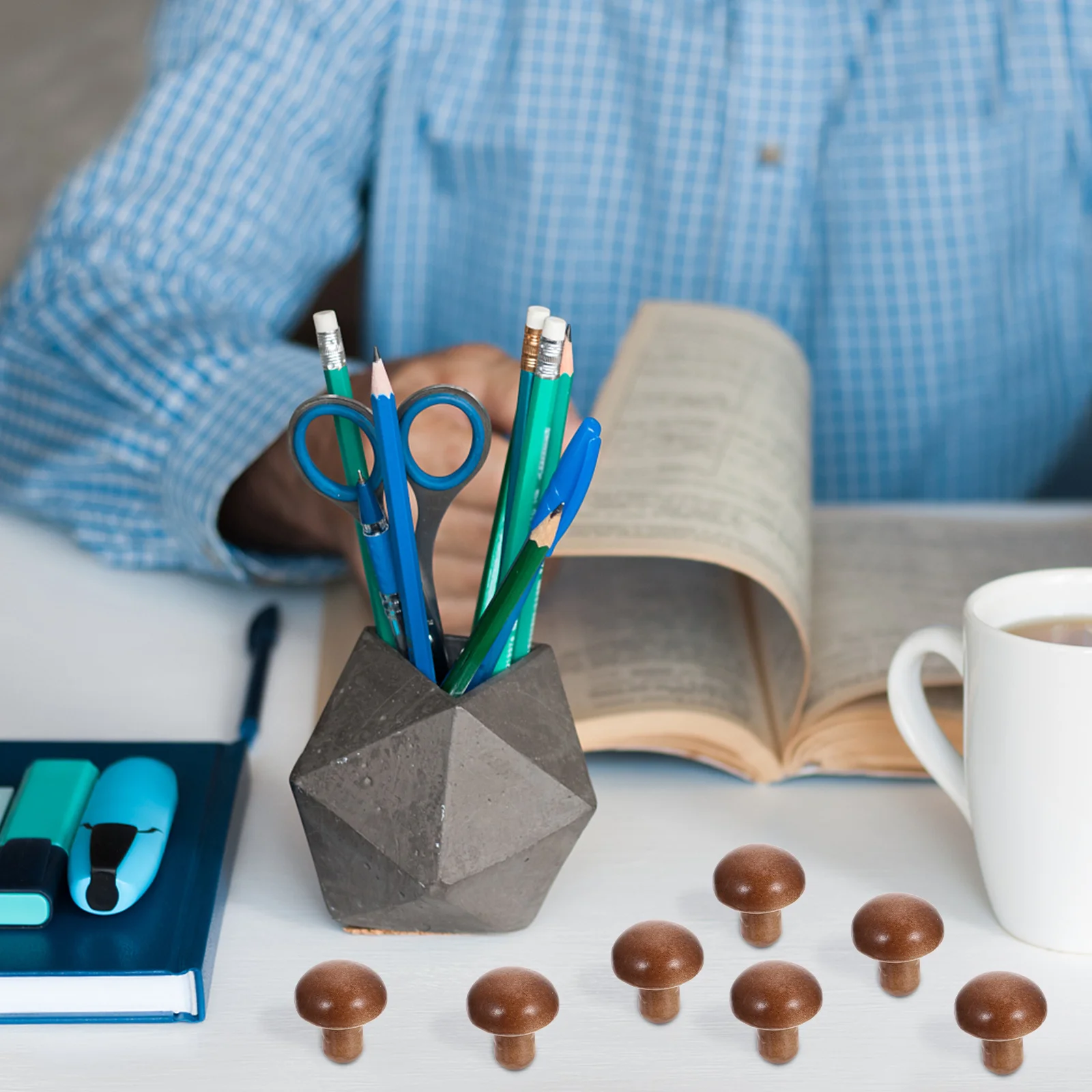 50pcs Simulated Mini Mushroom Decor Micro Landscape Foams Ornaments For Desktop Home Garden Decoration Tabletop Small Adornments