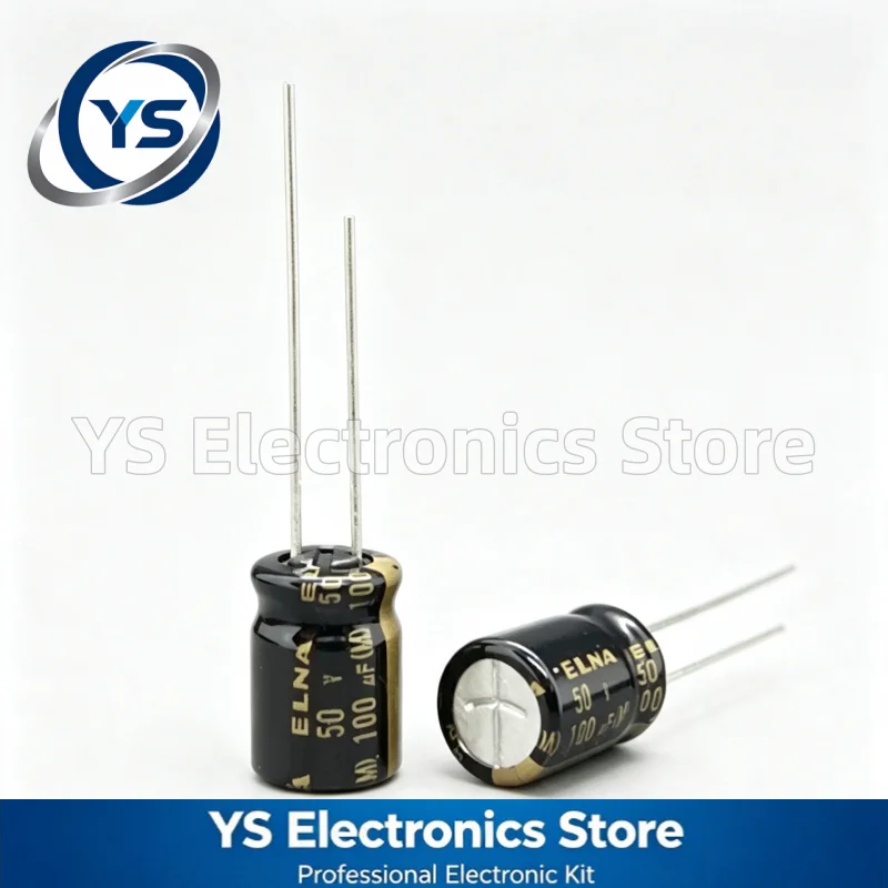10-200pcs ELNA RA3 Series 50V100UF 8x11.5mm RA3-50V101MG3# 100UF50V 50V 100UF Audio Electrolytic Capacitor New and Original 20%