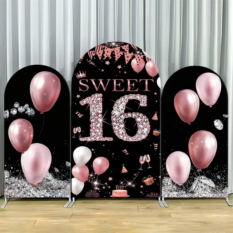 

Arch Backdrop Cover Single Side Butterfly Party Decoration Photo Booth Background Event Supplies Celebration Props Room Wall