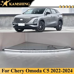 Kamshing LED Daytime Running Light Headlight Headlamp For Chery OMODA C5 2022-2024 Front Bumper Head Light Head Lamp Grill Light