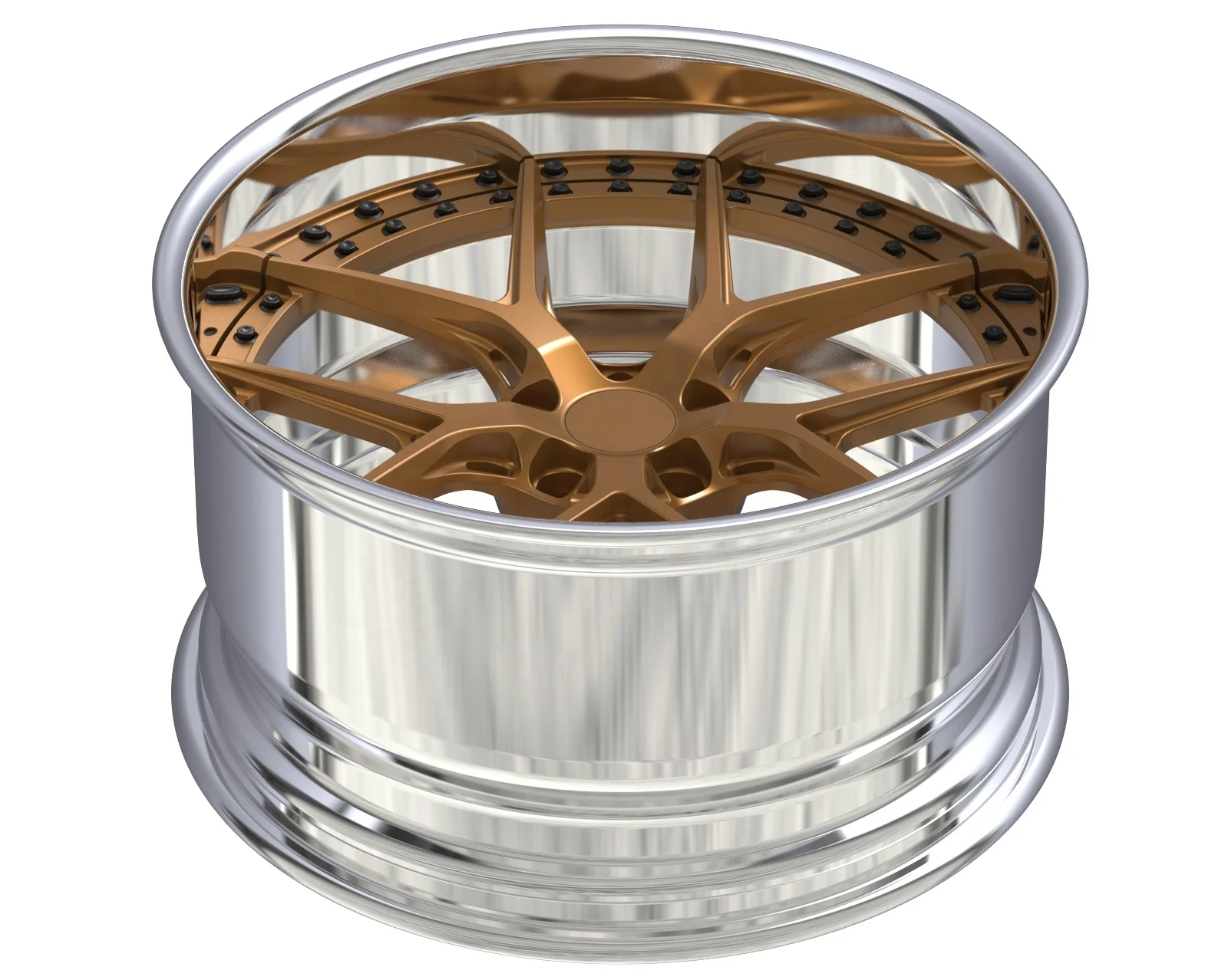 

20 Inch 5 Holes 2 Pieces Forged Alloy Car Wheel Hub Rims Manufacturers For Chrysler 300 (2020-2023)