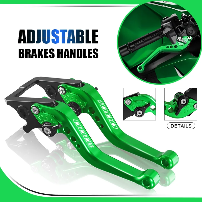 

For Z1000SX NINJA 1000 2017-2019 Z1000 Z1000R 2017-2020 Motorcycle Adjustable Short Brake Clutch Lever Handlebar Brake Clutch