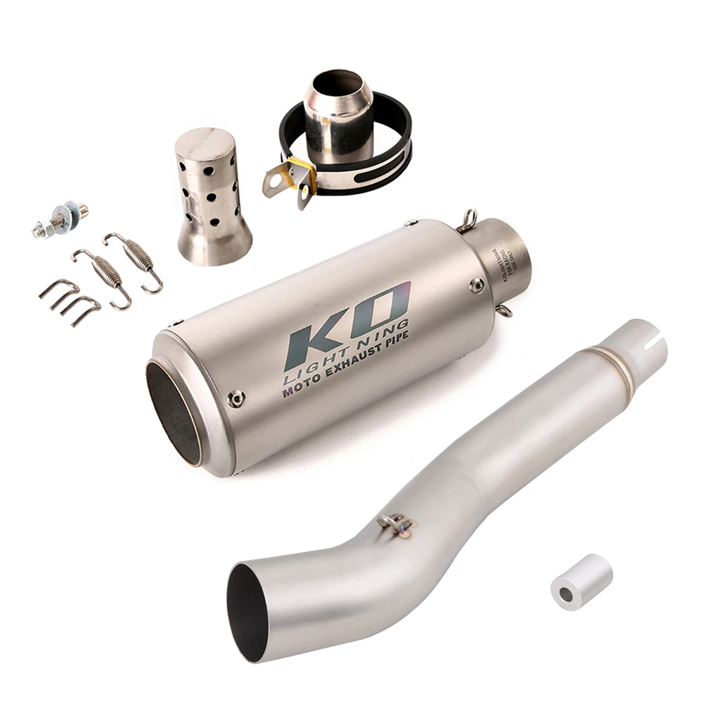 

For Honda CBR2500R 2011-2016 Motorcycle Exhaust Middle LinK Pipe Muffler With DB Killer Stainless Steel