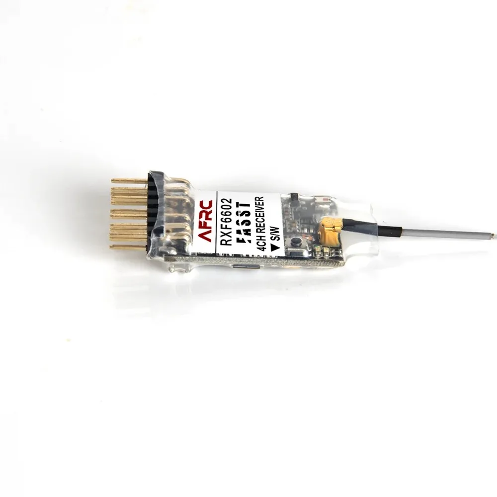 AFRC-RXF6602 Mini ricevitore per Futaba S-FHSS FASST 6EX, 7C, TM-7, TM-8, T8FG, T10C, TM-10, T10CG, T12Z, T12FG, TM-14, T14MZ, T18
