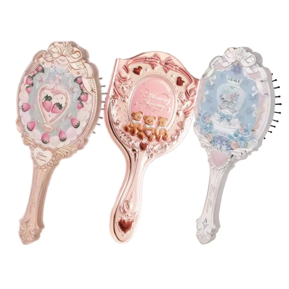 Flower Knows 10Th Anniversary Merchandise Air Cushion Hair Comb Phone Charm Strap Cute Decorative Accessories Collection Gift