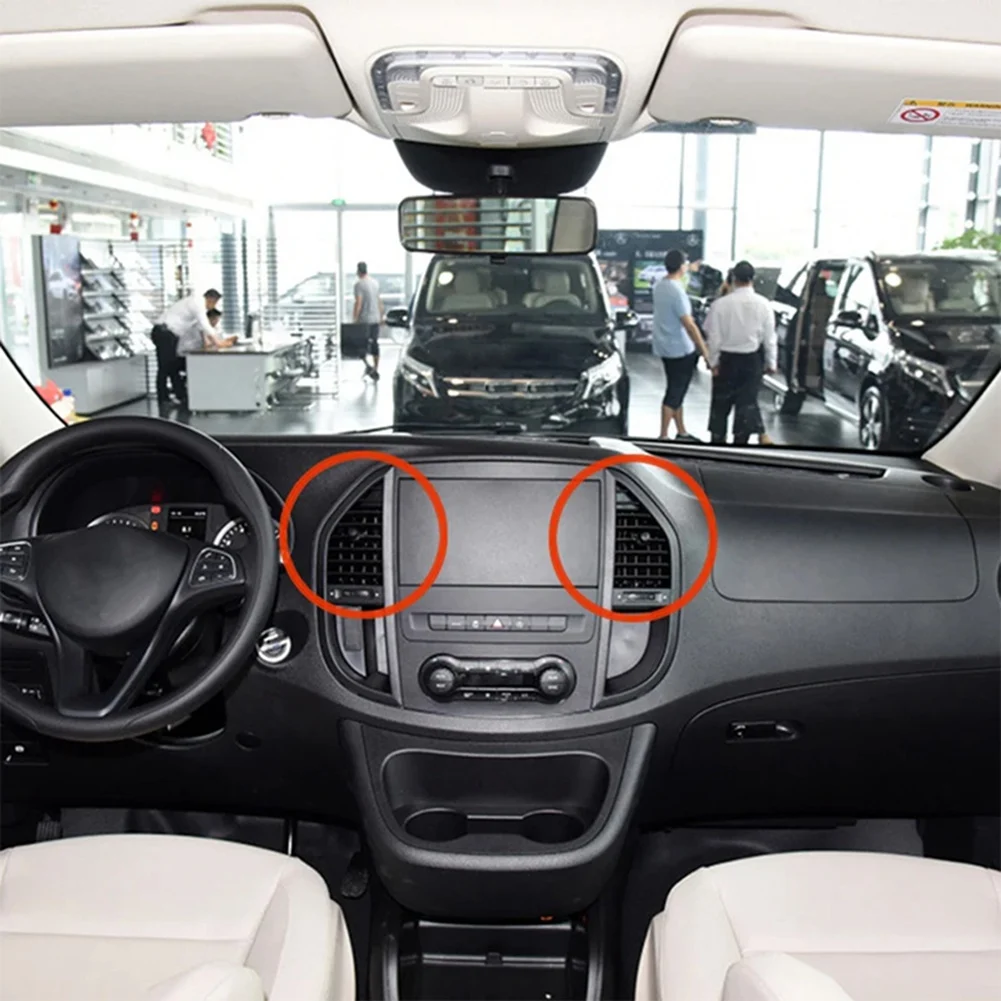 

L10A Front Dash Center Air Vent Air Conditioning Grille Vents For Mercedes-Benz Vito V260 W447 W448 15-24