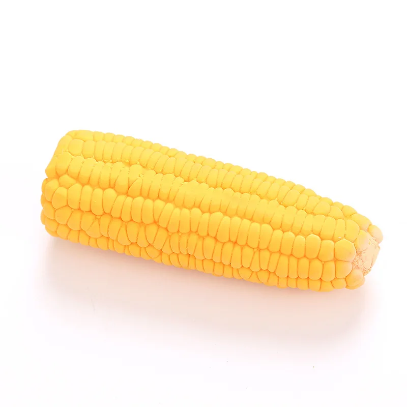 Objects vocal toys latex corn bite-resistant teething dog toys simulation corn