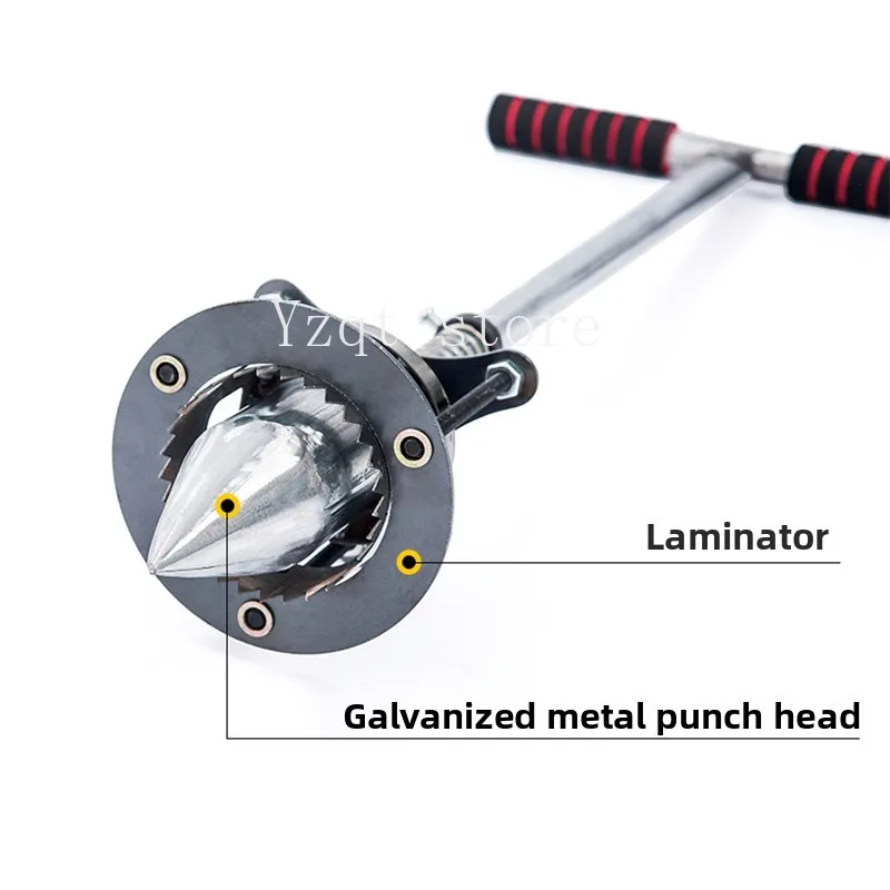 Agricultural planting, sowing, film peeling and punching device Rural planting nutrient film, film tearing and punching