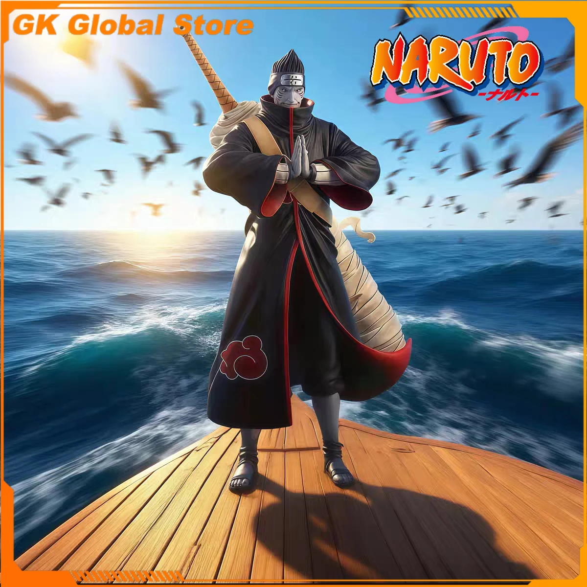

32cm NARUTO Anime Figure Hoshigaki Kisame Peripheral Decorate OrnamentsModel Scene Collect Statue Desktop Birthday Gifts Toys