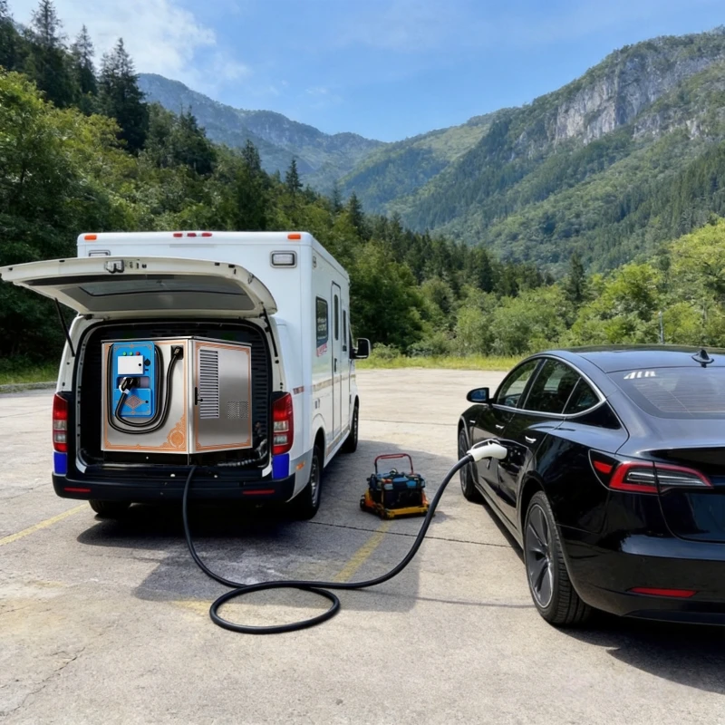 YG Energy Storage Charging System Mobile Portable 140kWh 200kWh 416kWh 1000kW Smart Robot No Noise Quick Deployment