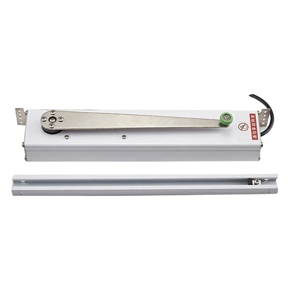 Electric Sliding Arm Window Opener DC24V 90 Degree Opening Aluminum Alloy 304 Silver Color 300mm Travel Distance