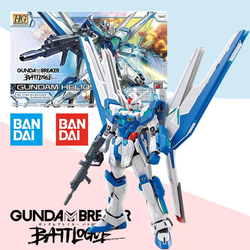 

Bandai Original box GUNDA BREAKER BATTLOGUF HG 1/144 GUNDAM HELIOS action Anime Figure model kit Assembly toy gift for kid