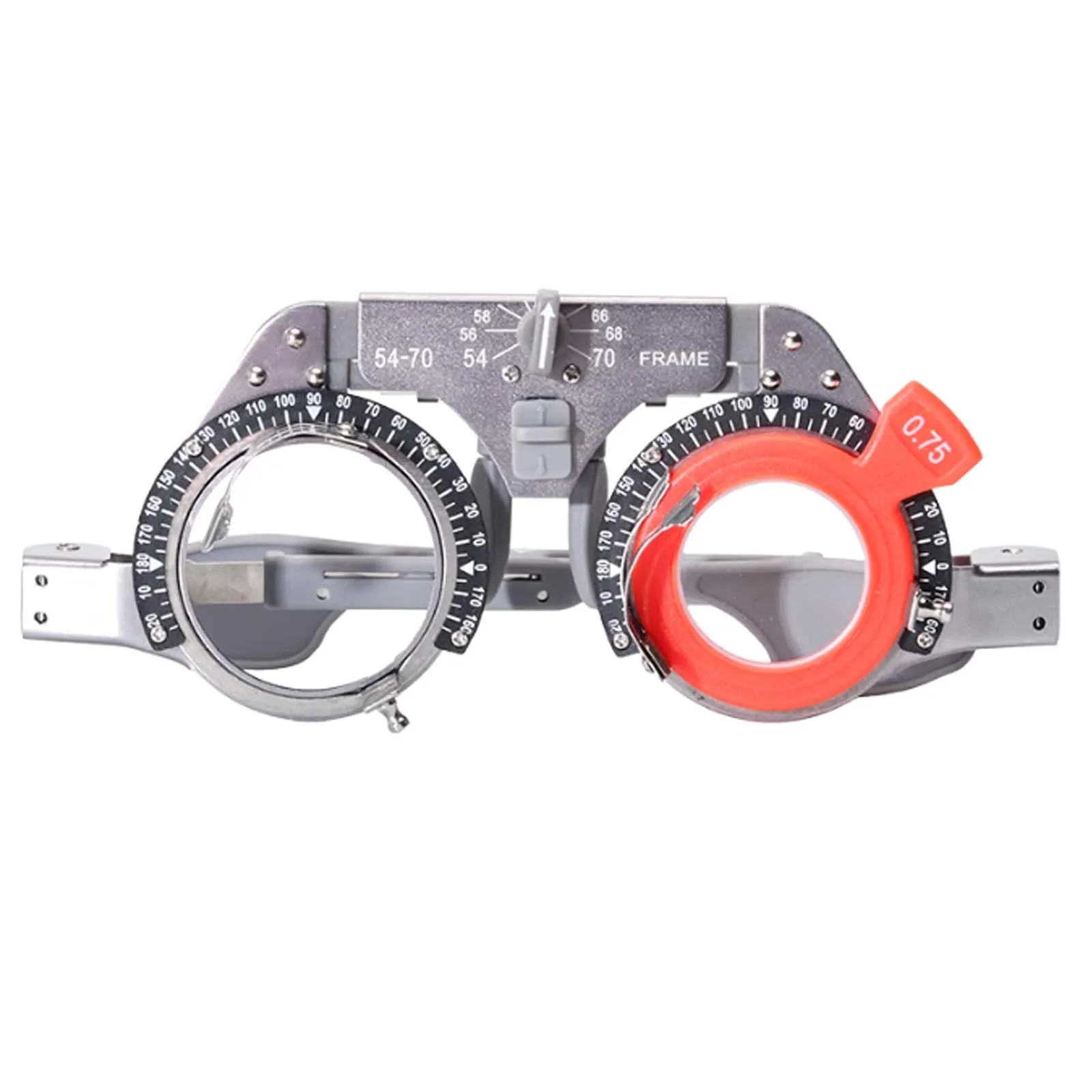 

Titanium Alloy Optometry Trial Glasses Frame, Adjustable Pupil Distance Myopia Glasses Vision Detection Tool