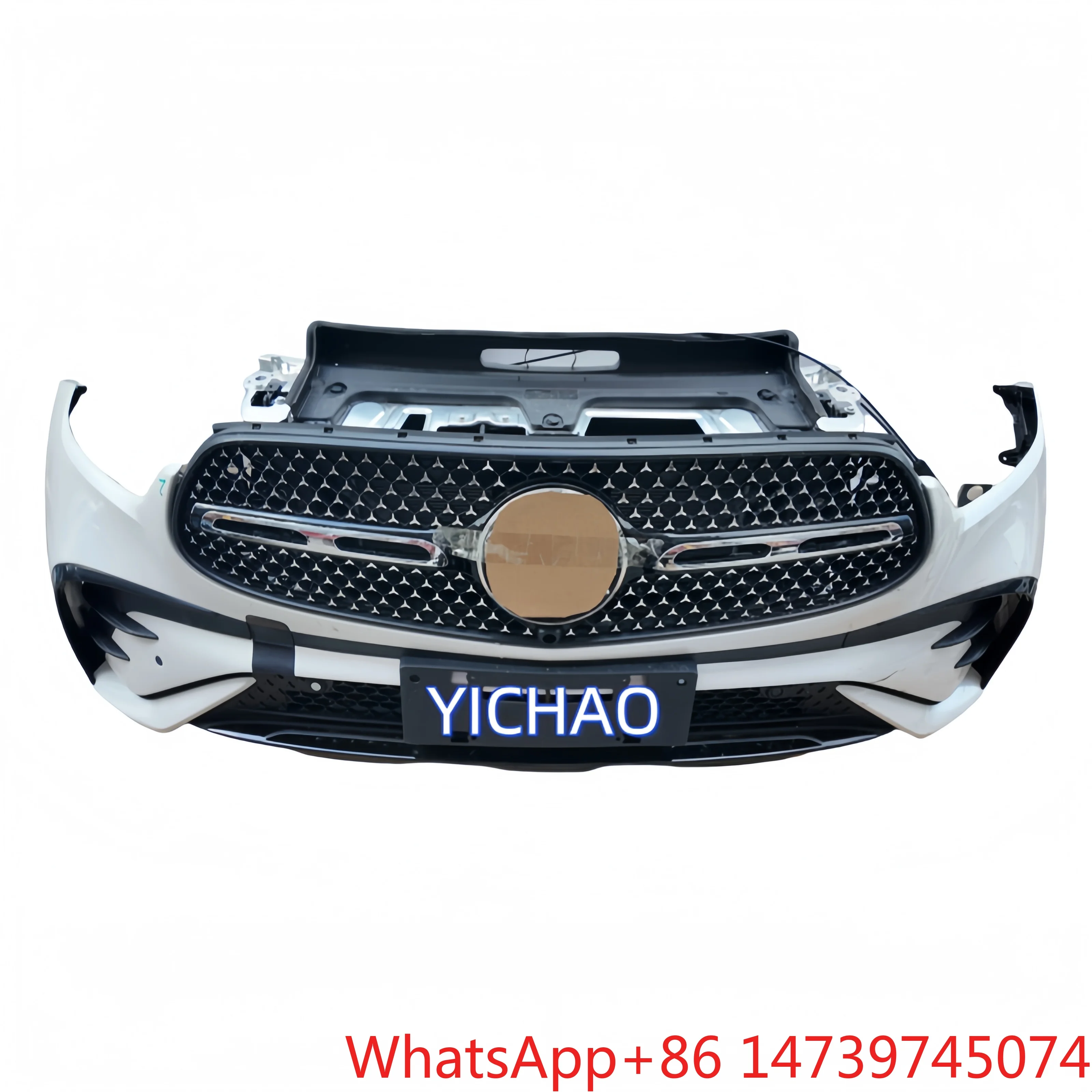 High Quality Carbon ABS Plastic Front Bumper Easy Installation Upade Parts For GLC254Car Front Bumper Front Bumper Assembly Wi