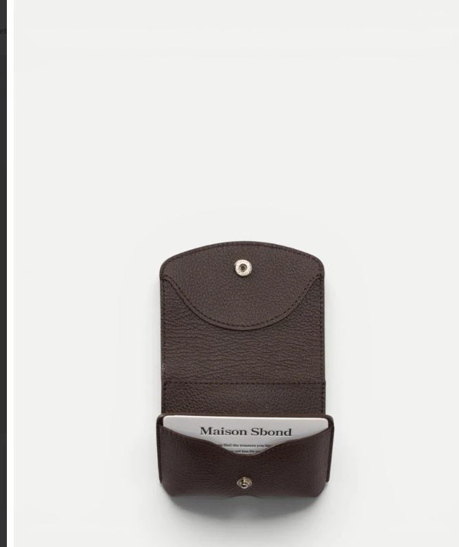 Maison Sbond Women's Leather Wallet Japanese Style Compact Coin
