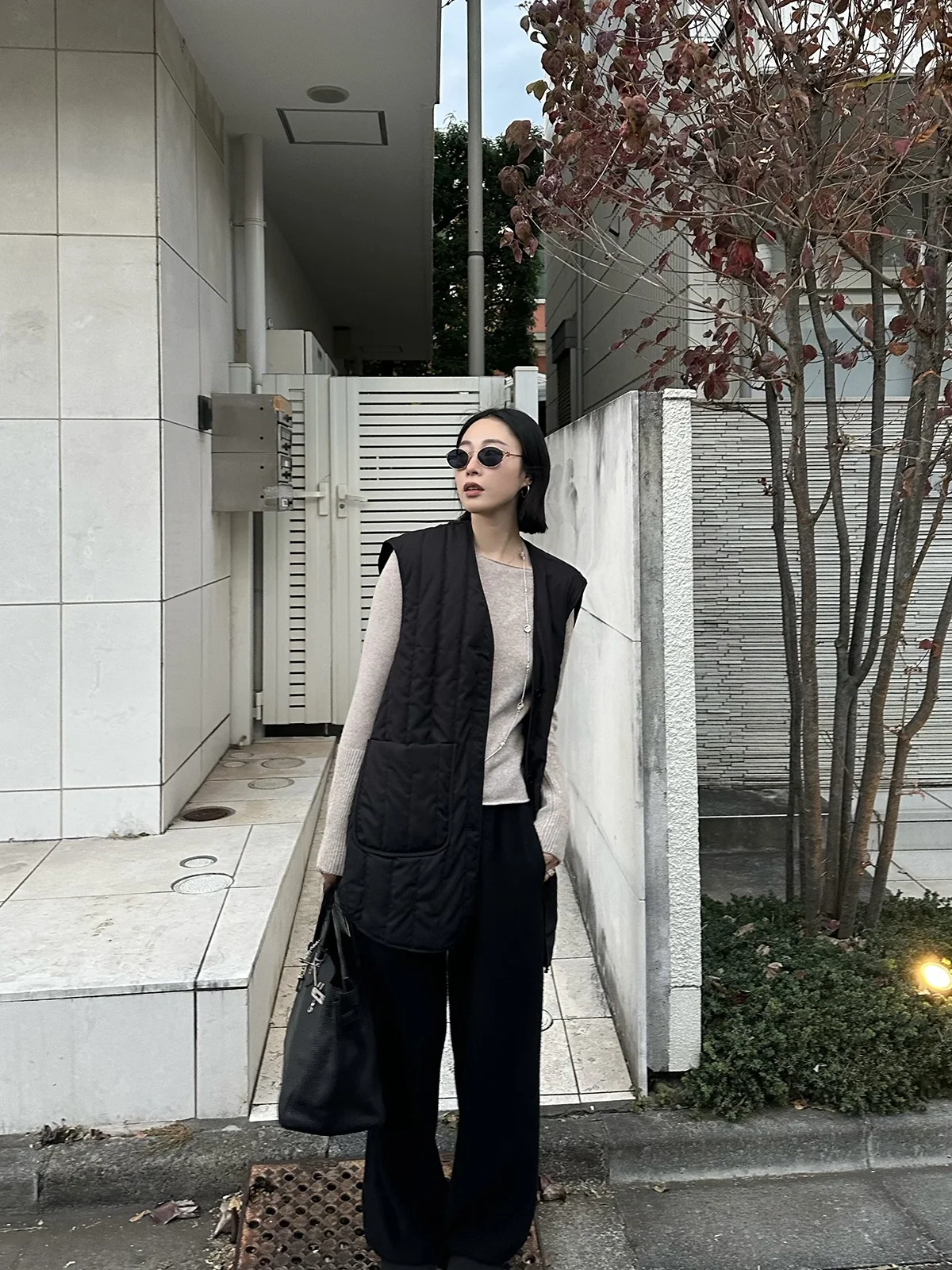 

RIMEFROST 24AW женский вязаный хлопковый жилет верхняя одежда шерстяные спортивные брюки с манжетами зимняя коллекция Faion Ladies