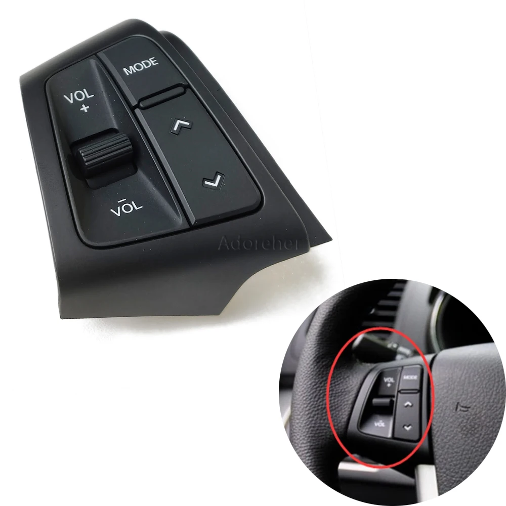 Bouton de volant latéral pour magasins de voiture, interrupteur de contrôle du volume audio, adapté pour Kia Sorento 2009, 2010, 2011, 2012, accessoires