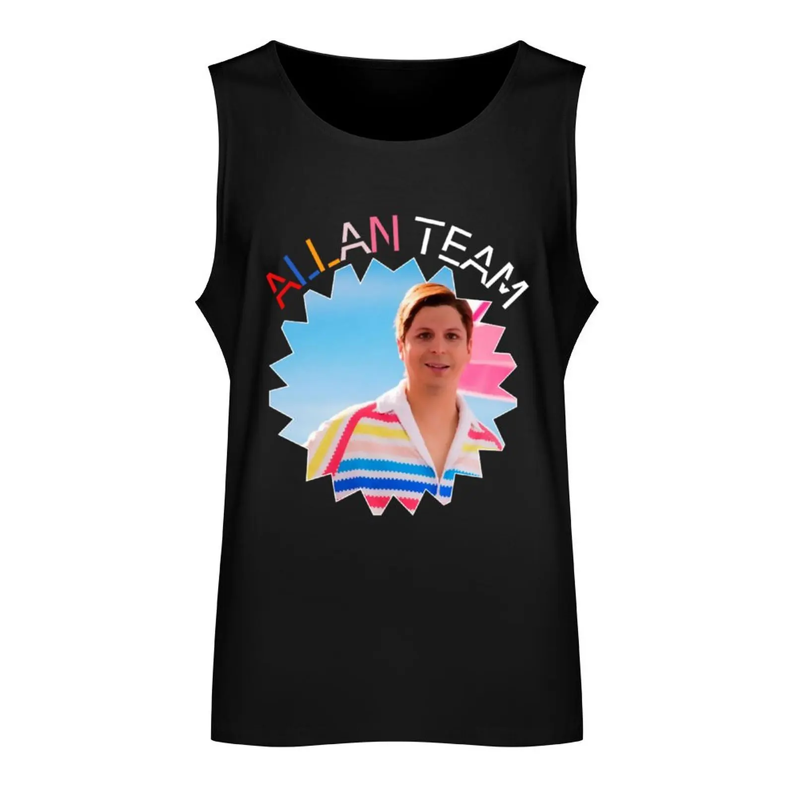 allan team Tank Top gym clothes man anime t-shirts gym