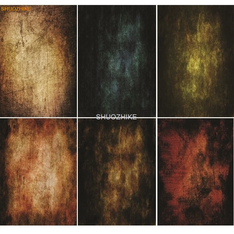 SHUOZHIKE Abstract Gradient Vintage Digital Baby Portrait Photography Backdrops For Photo Studio Background  XT20915FGD--02