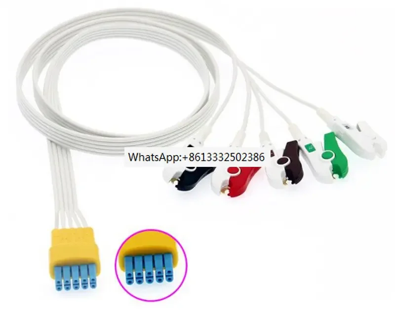 

Compatible Disposable 5Lead ECG Cable