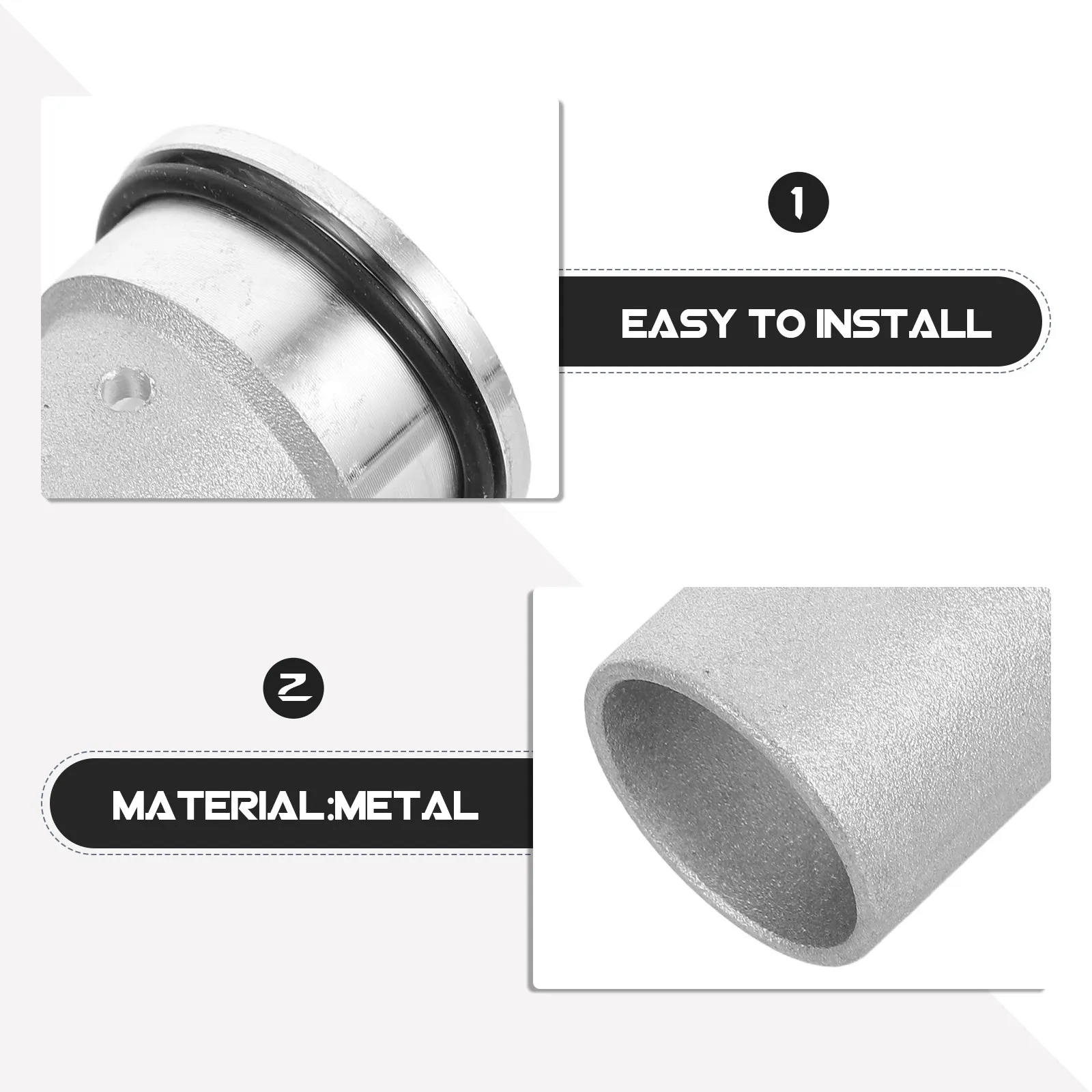 3Pcs High Pressure Washer Bushing Metal Reliable Sleeves Pressure Washer Pump Replacement for Car Wash Home Cleaning Accessories