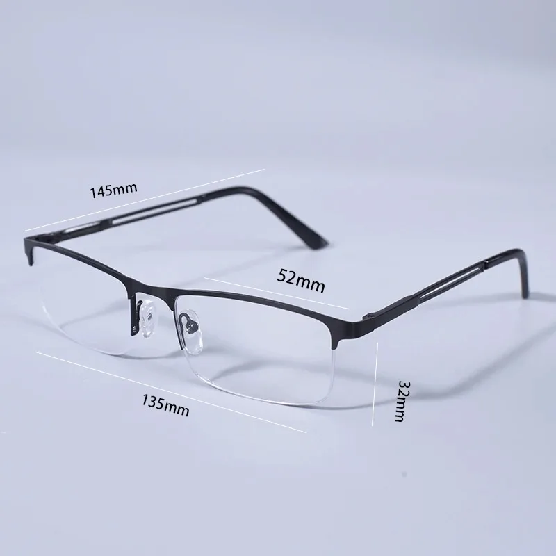 Leichte Halbrahmen-Lesebrille mit Blaulichtfilter für Altersweitsichtigkeit, Dioptrien +1,0+1,25+1,5+1,75+2,0+2,25+2,5+2,75+3,0+4,0 – Detail 11