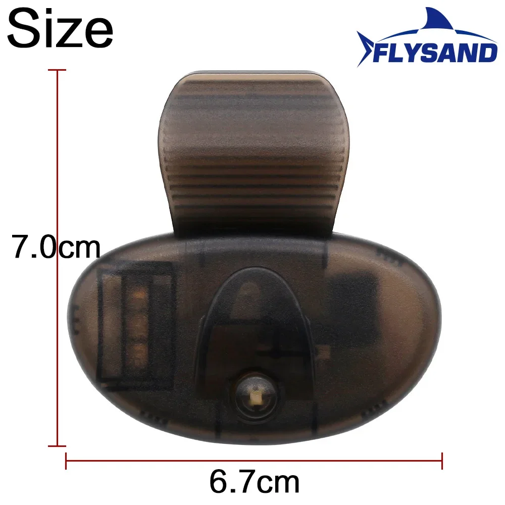 FLYSAND Fishing Fish Bite Alarm Electronic Buzzer Fishing Rod Loud Siren Daytime Night LED Indicator With Battery