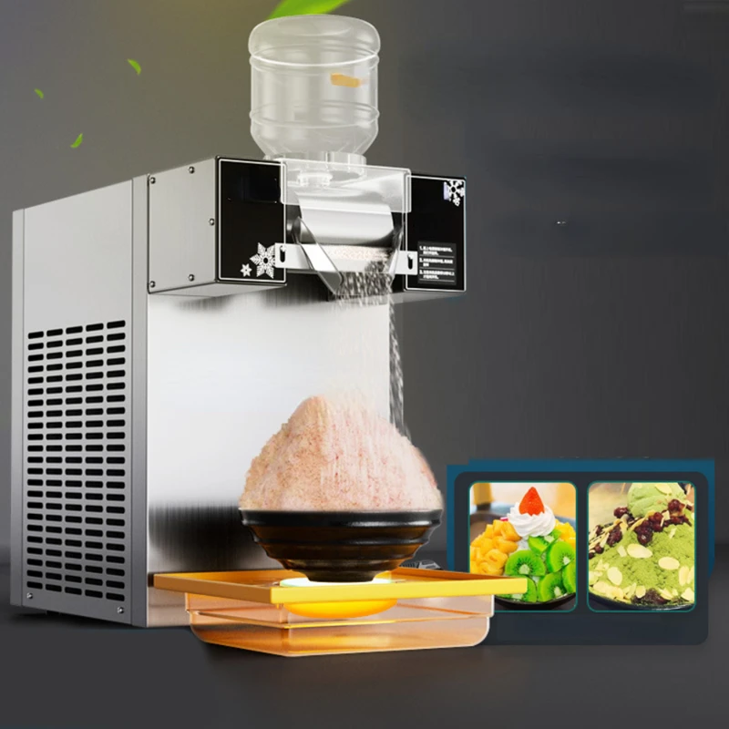 

Commercial Ice Cream Making Machine Snowflake Machine 4 Barrels Rainbow Color Ice Shaver Maker Snow Cone Machine