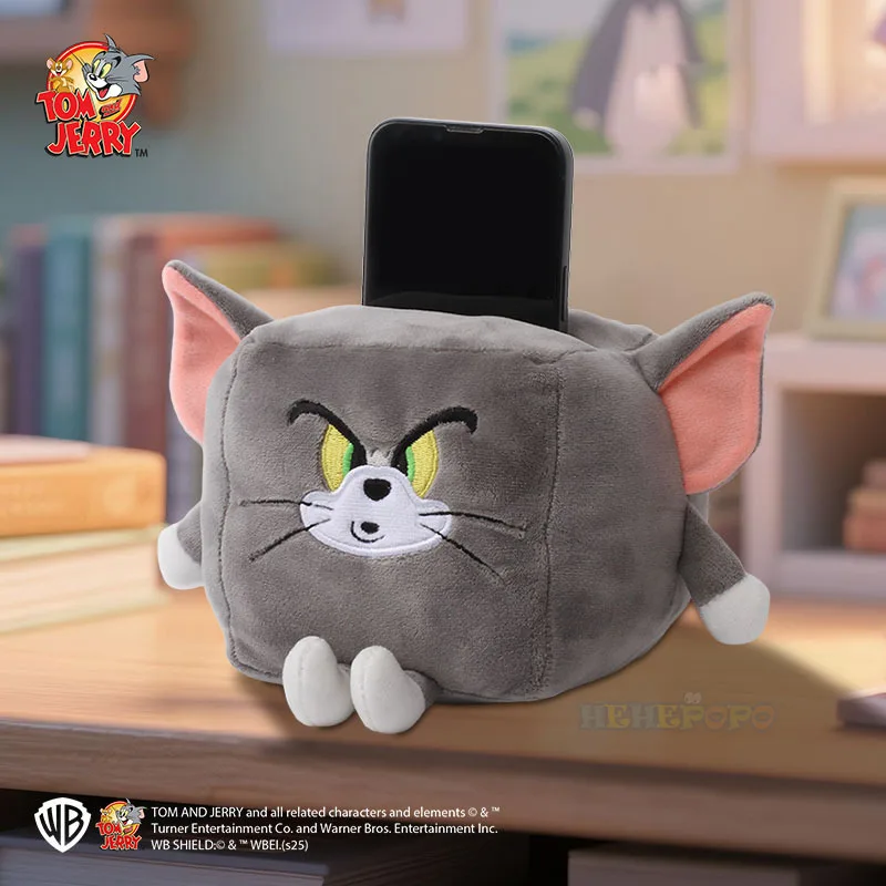 12 センチメートル面白いかわいいトムとジェリー携帯電話ベースぬいぐるみ変換シリーズかわいい漫画ぬいぐるみ人形