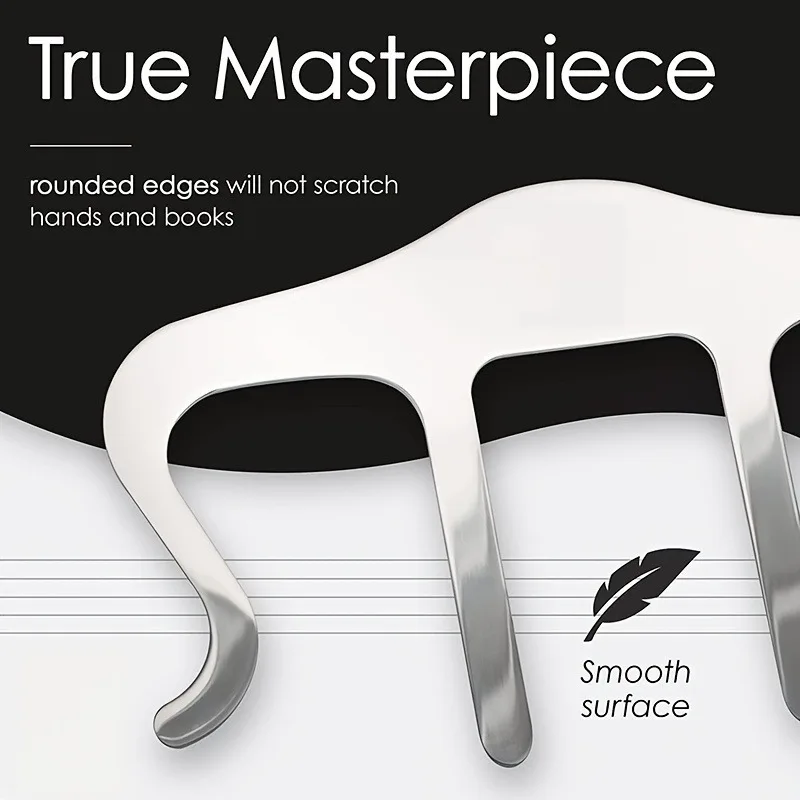1pc Music Book Clip - Effortlessly Holds and Displays Sheet Music for Easy Reading, Perfect for Piano, Guitar - Image 4