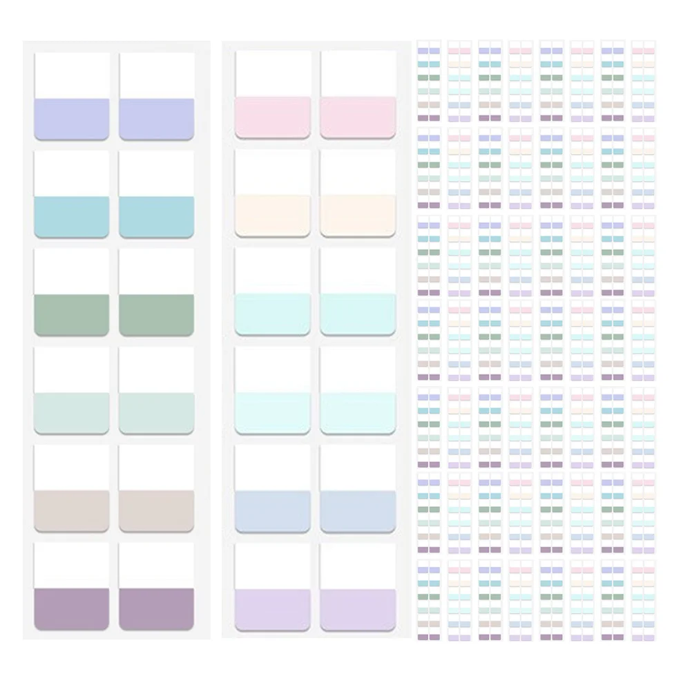 

240Pcs Writable Sticky Index Tabs Page Markers for Books Notebooks Bible Binders File Folder Planner Page Markers Sticky Tabs