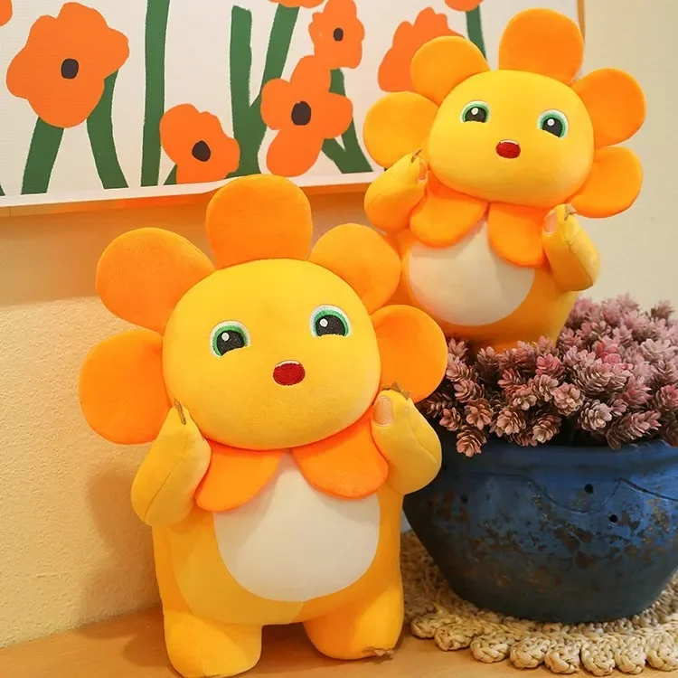 

Kawaii Подсолнух Nailong Плюшевая игрушка Мультяшная улыбка Динозавр Глупый милый аниме Диван Подушка Декор комнаты для детей Подарок на день рождения