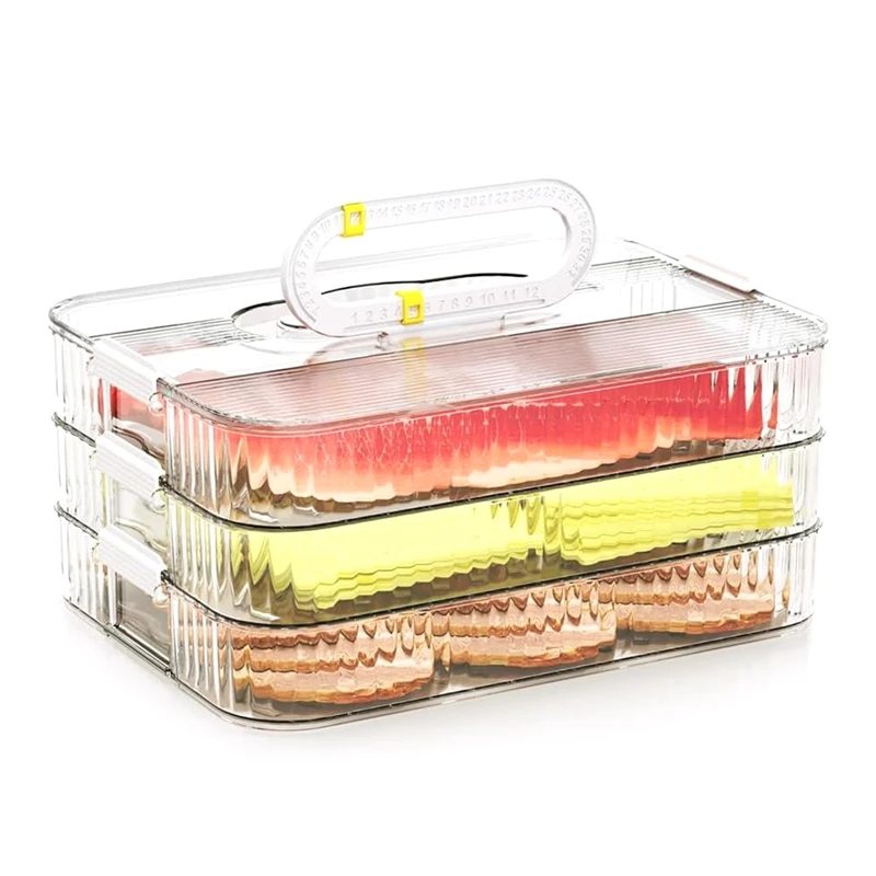 

Meat Container For Fridge Organizers And Storage, Lunch Meat Container For Refrigerator Organizing, Containers With Lids Durable