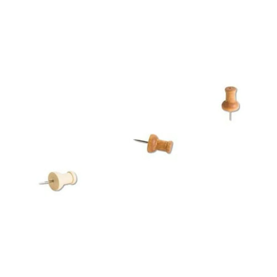 Modische Reißzwecken aus Holz, sortiert, 7,6–20,3 cm, für Büro, Heimdekoration, Bastelprojekte, einfach zu bedienen und langlebig, Haltekraft, ideal