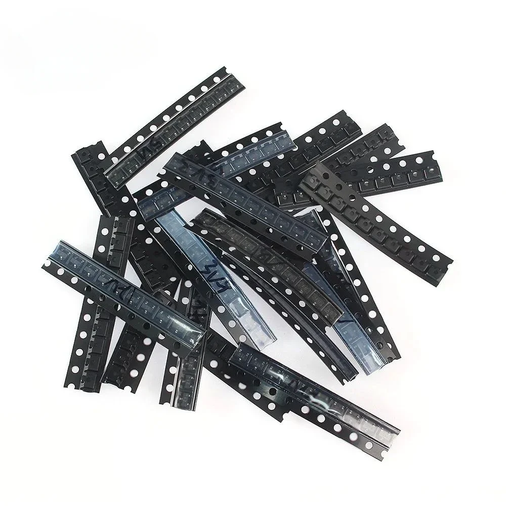 200PCS/Set 20 Types SMD Transistor Kit SOT-23 3V 3.9V 4.7V 5.1V 10V 12V 15V 16V 18V 20V 22V 24V 27V 30V 33V Transistors Package