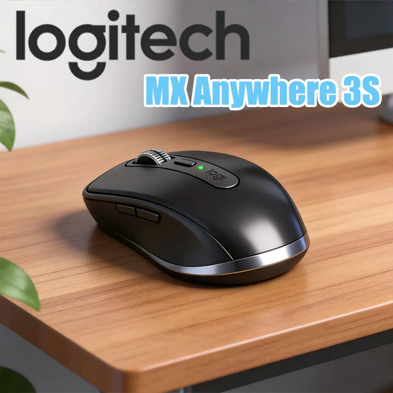 

Logitech MX Anywhere 3S Укусите цену! Двухрежимная беспроводная бесшумная мышь, эргономичная, легкая, офисный стандарт для киберспорта