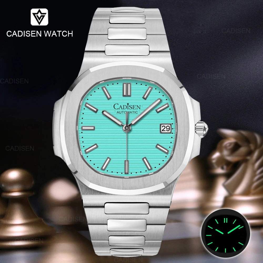 

CADISEN Watch Top Brand Luxury Mechanical Watch Male 100M Waterproof Japan NH35A Automatic Sapphire Stainless Steel Wrist Watch