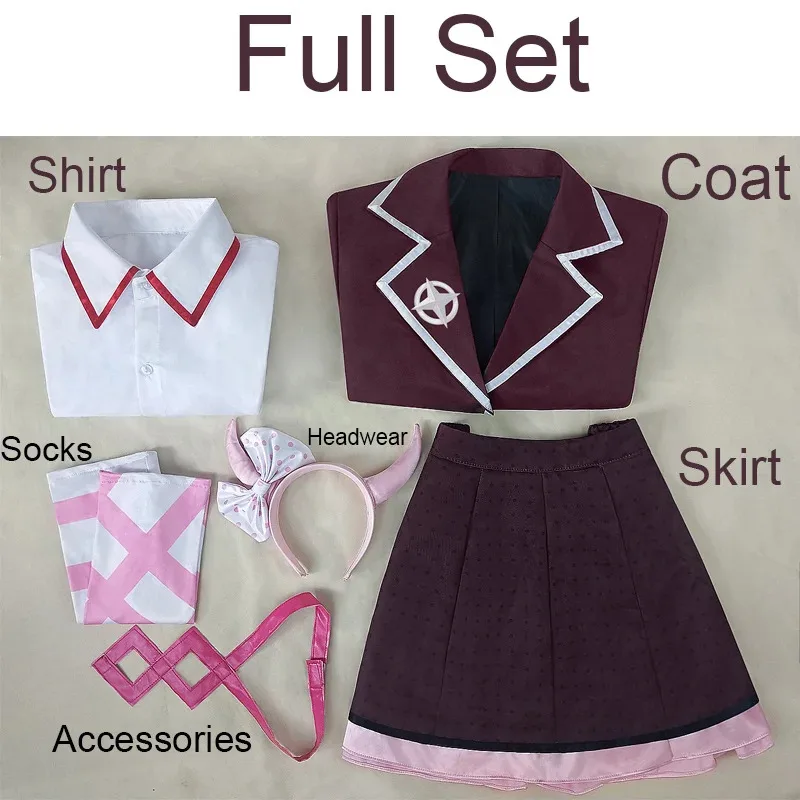 أزياء didi 211 أنيمي Utsugi التأثيرية Danganronpa حلقة أخرى فائقة اليأس شعر مستعار كوتوكو لحفلات الهالوين