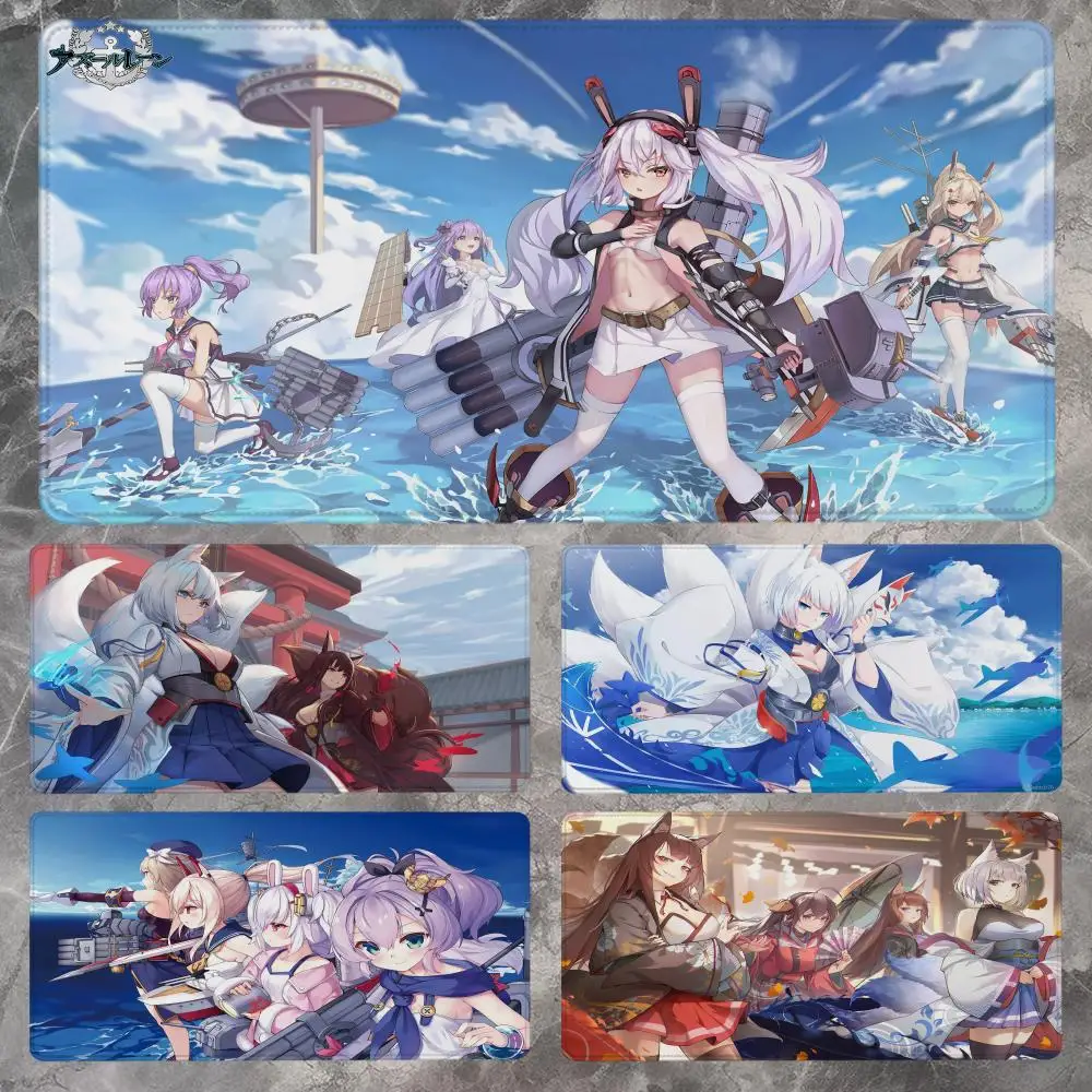

Azur Lane Mouse Pad 90x40CM Non-slip Gaming Mousepad Gamer E-Sports Mouse Mat Game Mechanical Keyboard XXL Desk Mat