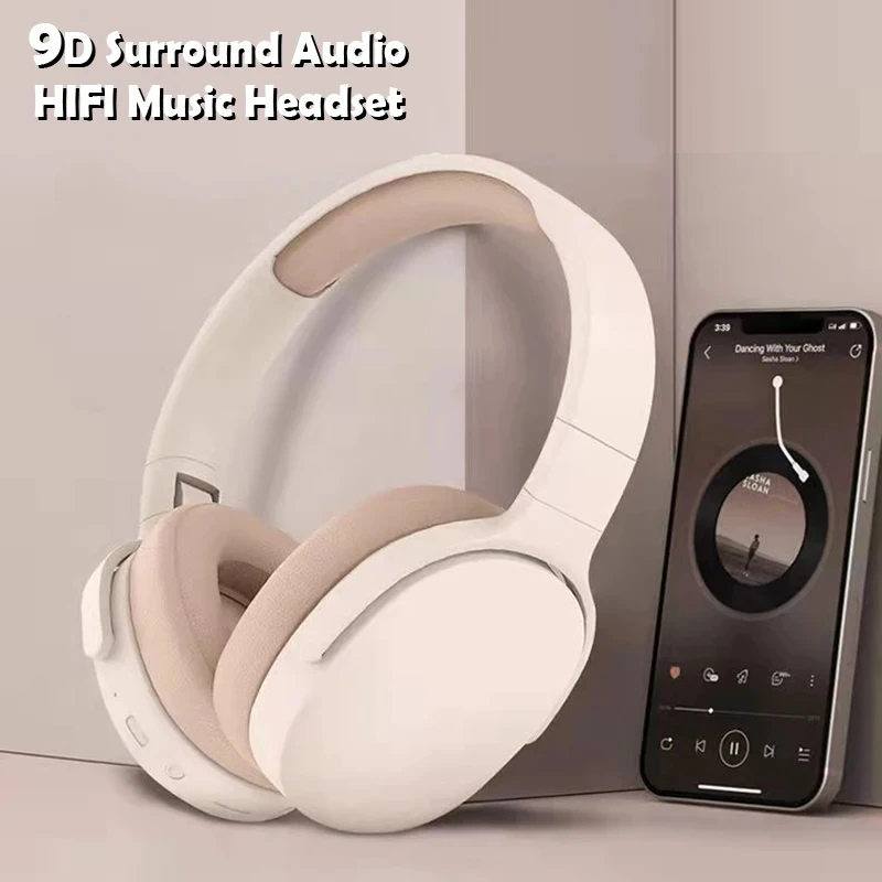 

Bluetooth 5.0 HiFi Bass Fones De Ouvido Sem Fio, Fone De Ouvido Dobrável, Fone De Ouvido Esportivo, Fones De Ouvido De Redução D