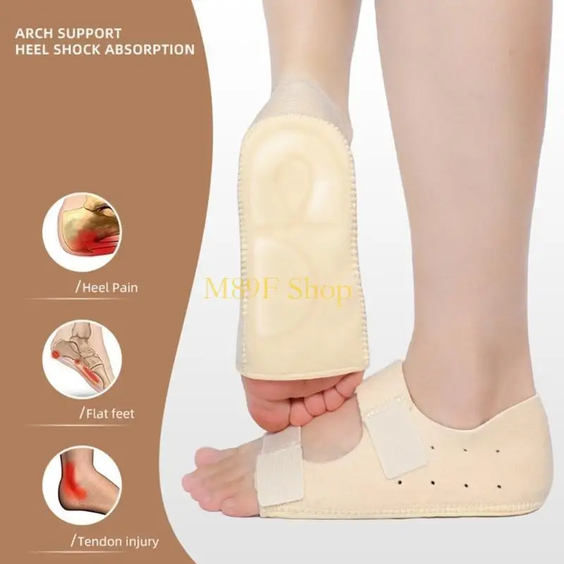 M89F Double Layer Feet Support Foot Covers For Flat Feet Correction Breathable For Daily Wear Heel Protector