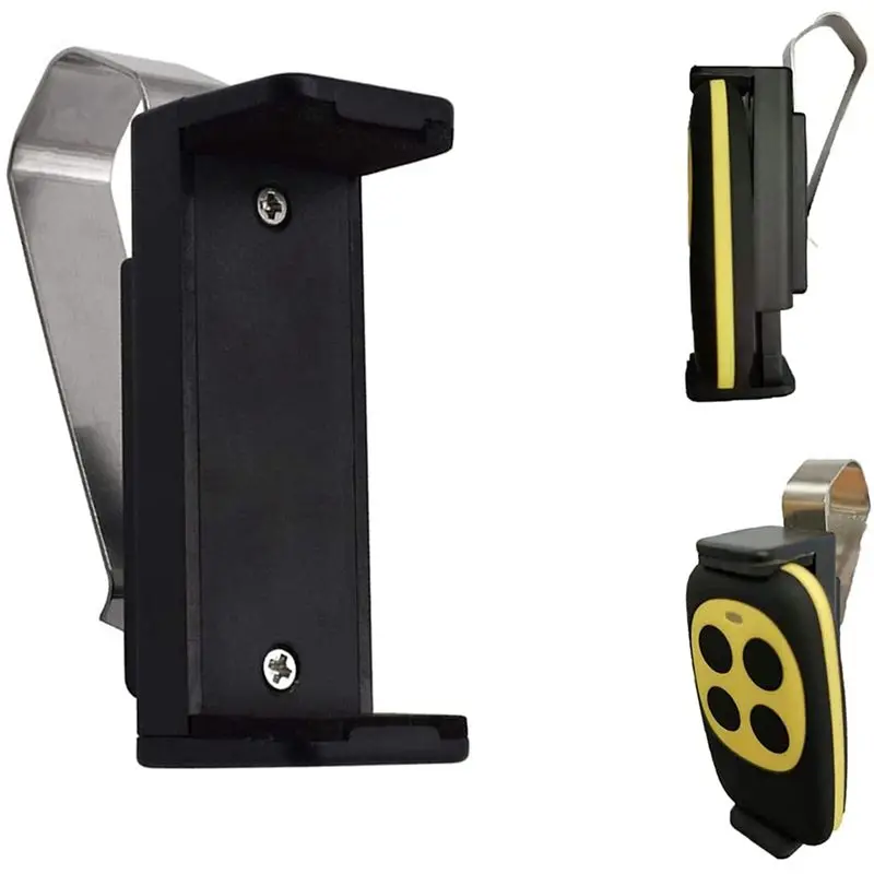 AU28-Garage Door Opener Clip, Car Garage Remote Visor Clip Holder For Liftmaster Sears Chamberlain, For Remote Controls 4Pcs
