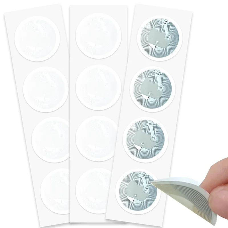 

M16K-50Pcs NFC Stickers Ntag215 NFC Tags Compatible With Tagmo And NFC Enabled Mobile Phones Devices