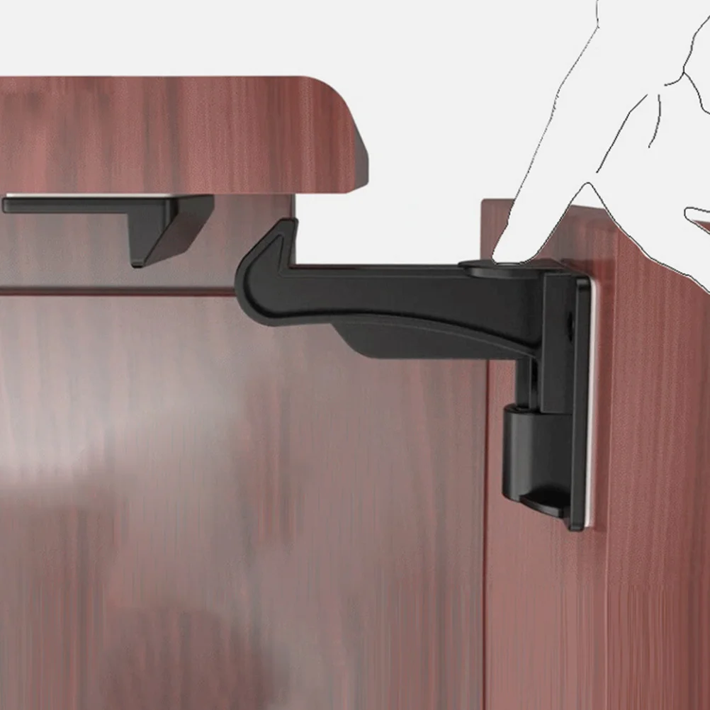 

10 Pcs Drawer Lock Proof Fridge Safety Cabinet Latches Locks Abs for Cabinets