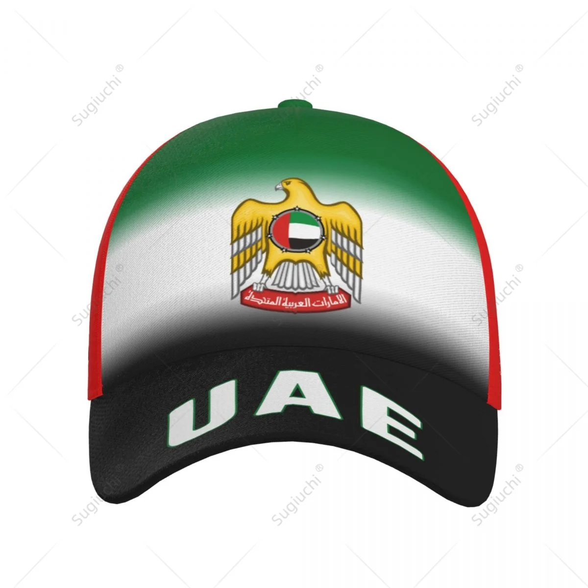 Unisex Baseball Cap Hat United Arab Emirates Flag Gradient Color 3D Printing for Tennis Outdoor Bike Bicycle Golf Baseball Sport